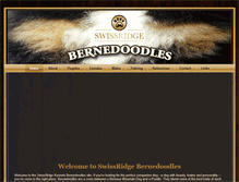 Tablet Screenshot of bernedoodles.com
